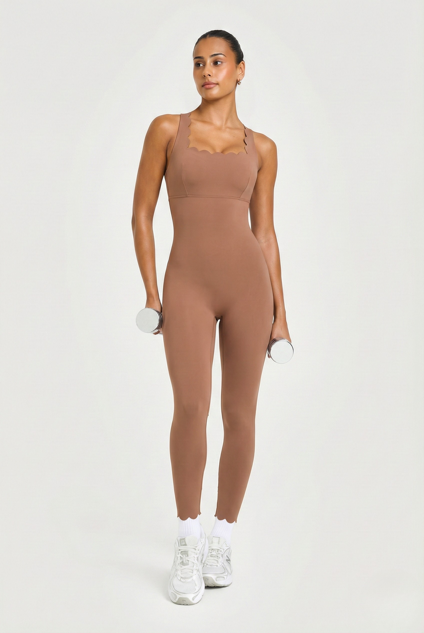 Macacão Heart - Marrom