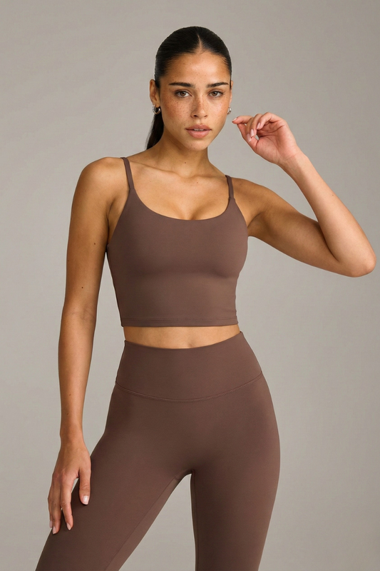 Conjunto Basic Sculpt - Marrom