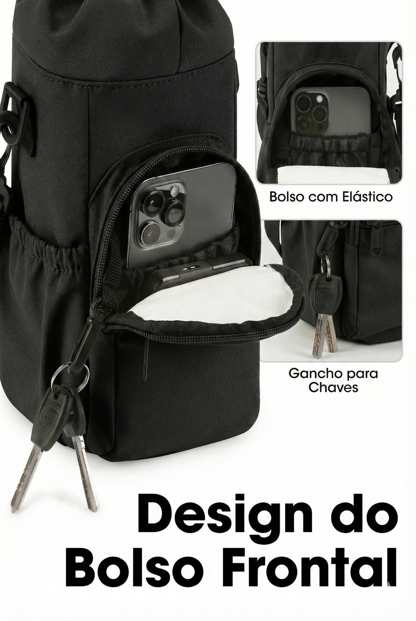 Bolsa Porta Garrafa Premium - Rosa