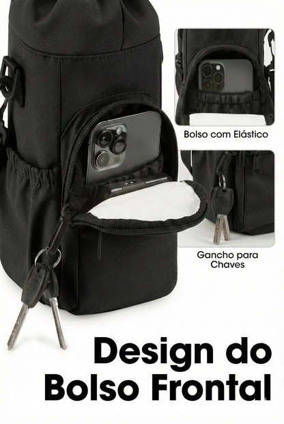 Bolsa Porta Garrafa Premium - Rosa